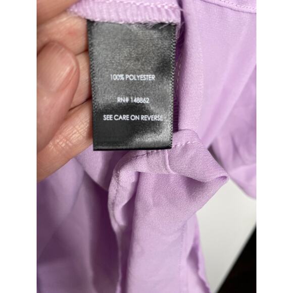 Torrid Harper Lilac Purple Roll-Tab Sleeve Blouse Size 3X - Picture 5 of 8